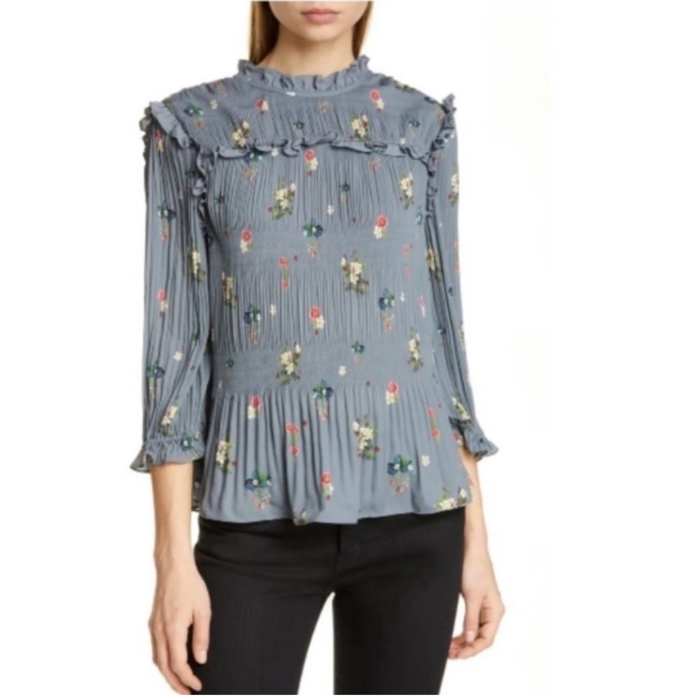 Ted Baker pleated top size 2